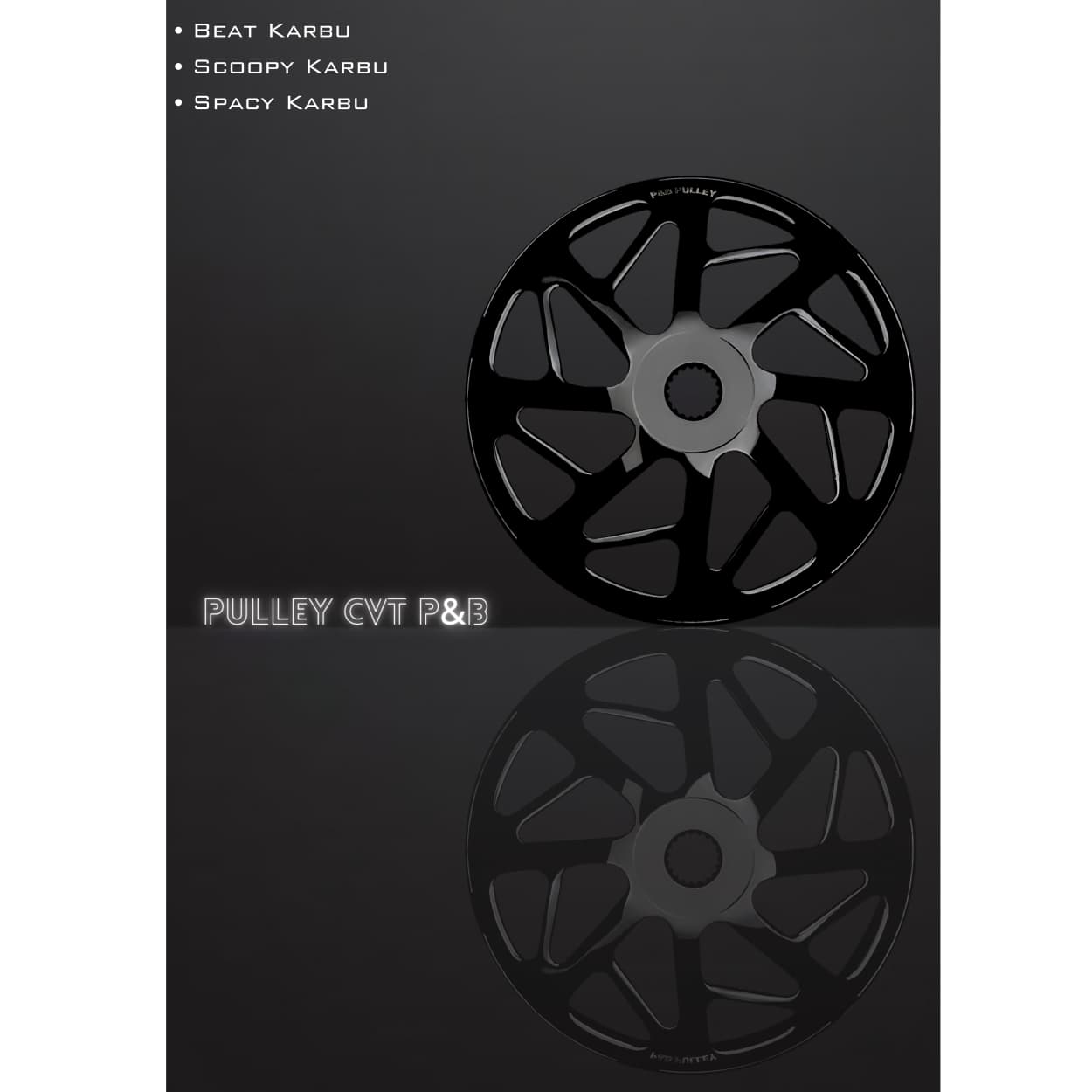 Double Bowl Beat Kartel Anti Gredeg P&B Pulley Beat Karbu Scoopy Karbu Spacy Karbu Kartel Straight Harga 225,000 rupiah*Gratis Ongkir