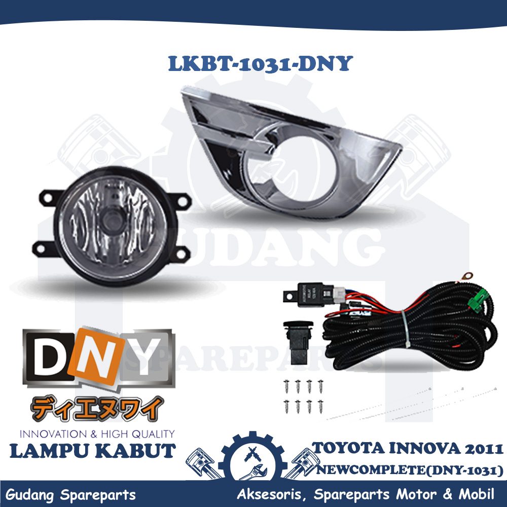 DNY Toyota innnova 2011 new complete DNY-1036 fog lamp Harga 775,000 rupiah*Gratis Ongkir