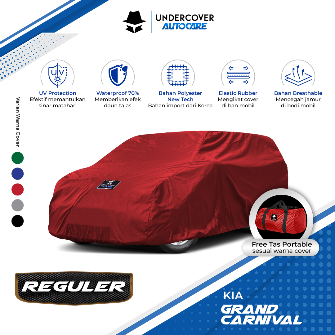 Undercover Autocare - Cover Mobil Kia Grand Carnival Reguler Harga 316,000 rupiah*Gratis Ongkir