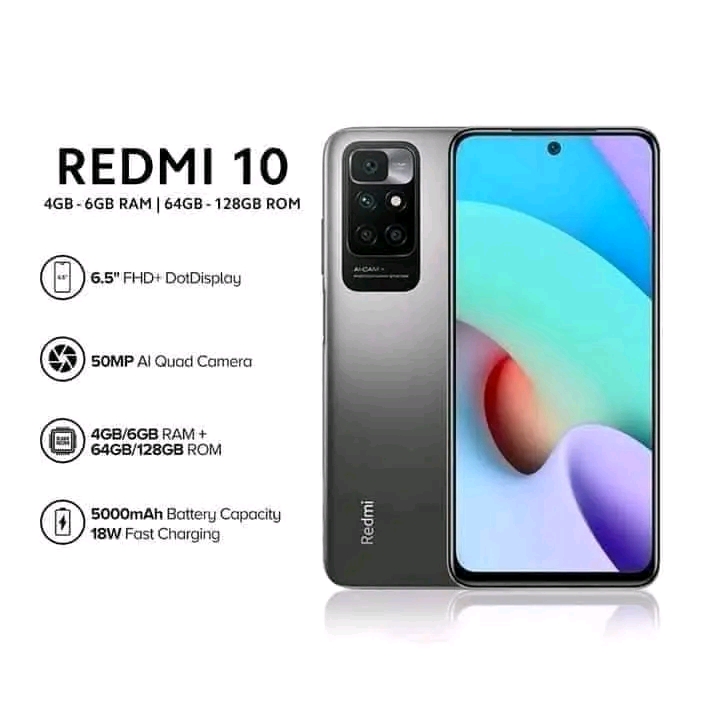 Redmi 10 RAM 6\128 Fullshet Nominus masih mulus second rasa baru garansi resmi indonesia - Jenama Redmi Harga 1,250,000 Ringgit*Penghantaran Percuma