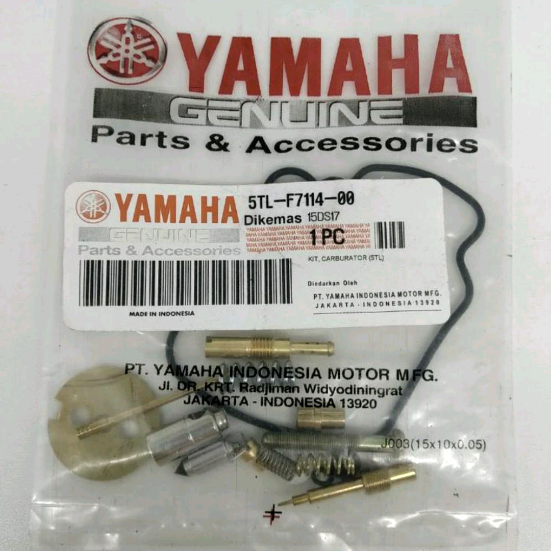 Repair Kit Repairkit Reparkit Karburator Carburator Mio Sporty Smile Soul Fino Lama Old Karbu 5TL Harga 20,900 rupiah*Gratis Ongkir