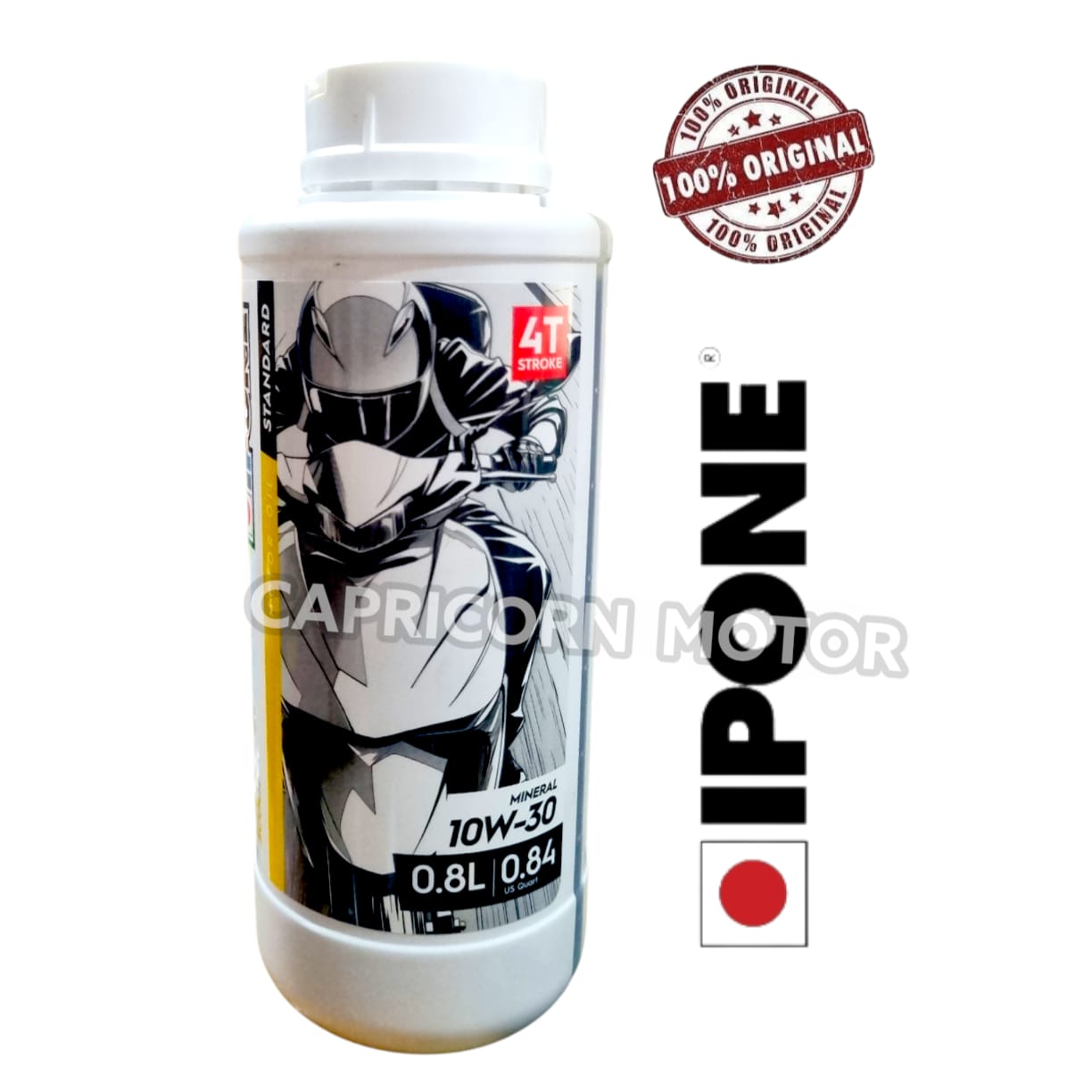 IPone M4 jib mineral SAE 10W 30 API SN Jaso MB motor engine oil Matic 800ml Harga 63,330 rupiah*Gratis Ongkir