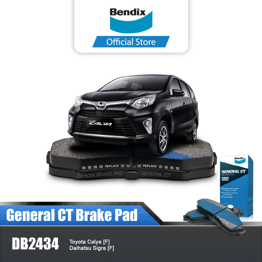 Bendix Kampas Rem Depan Brake Pad Mobil Toyota Calya - DB2434GCT Harga 487,100 Ringgit*Penghantaran Percuma