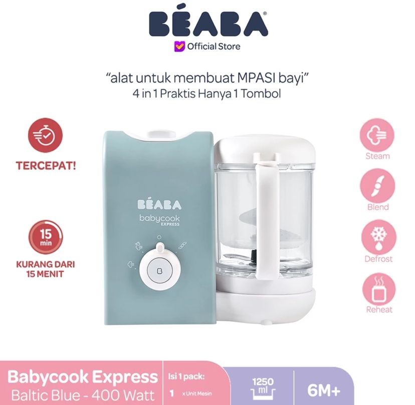BEABA BABYCOOK EXPRESS BABY FOOD PROCESSOR MPASI BLENDER MASAK