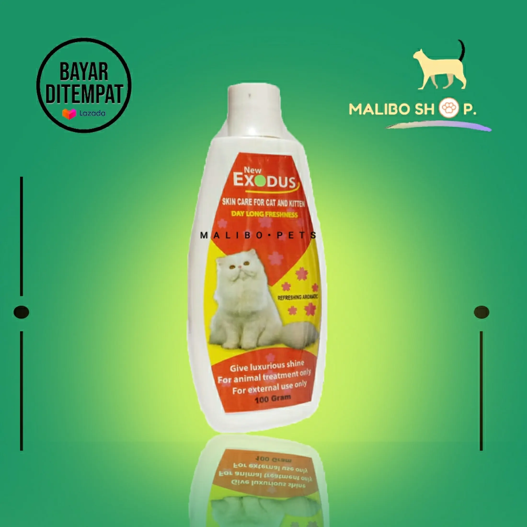 NEW EXODUS 100gr -BEDAK UNTUK SEMUA UMUR KUCING BEBAS PENYAKIT 