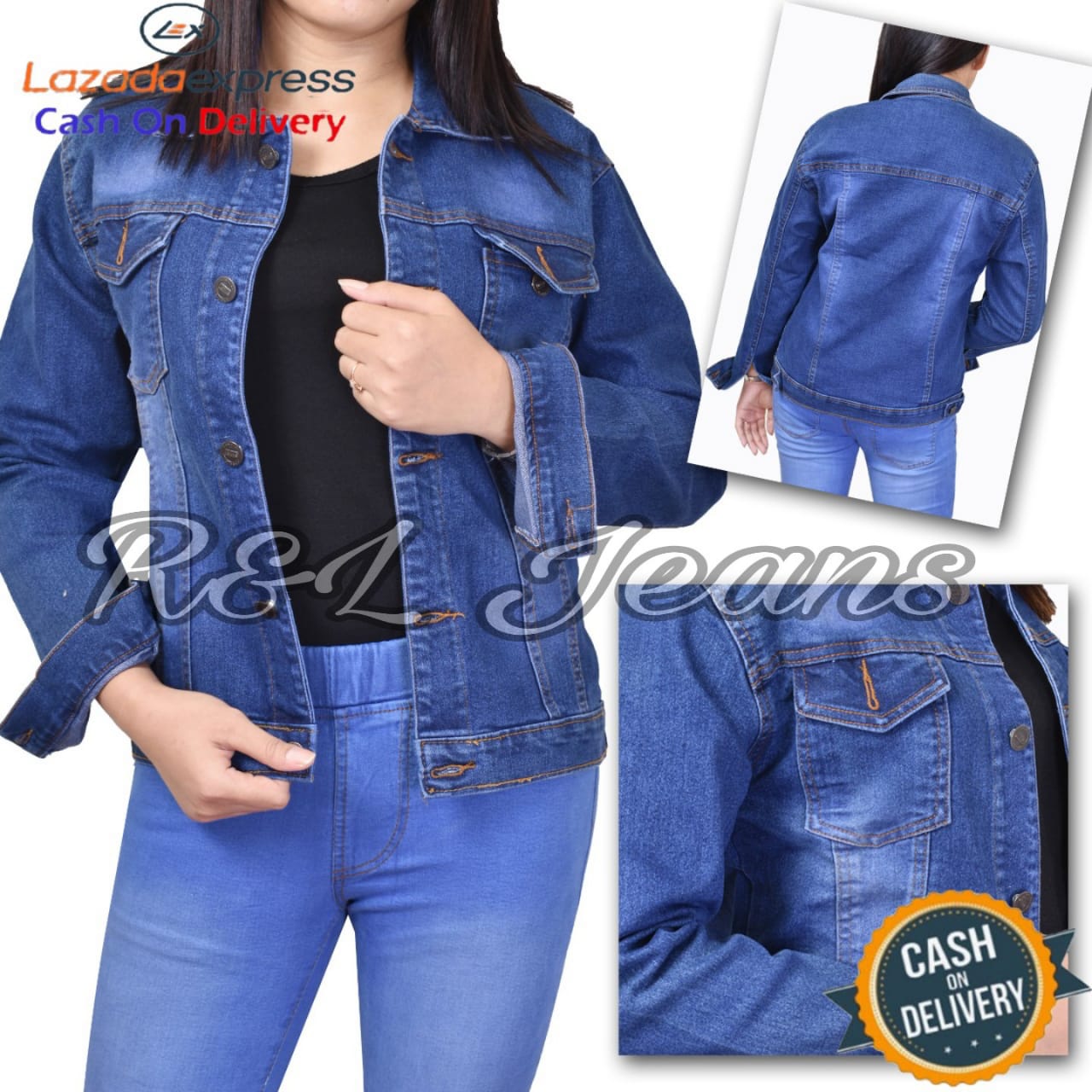 Jaket Jeans Denim Oversize Regular 