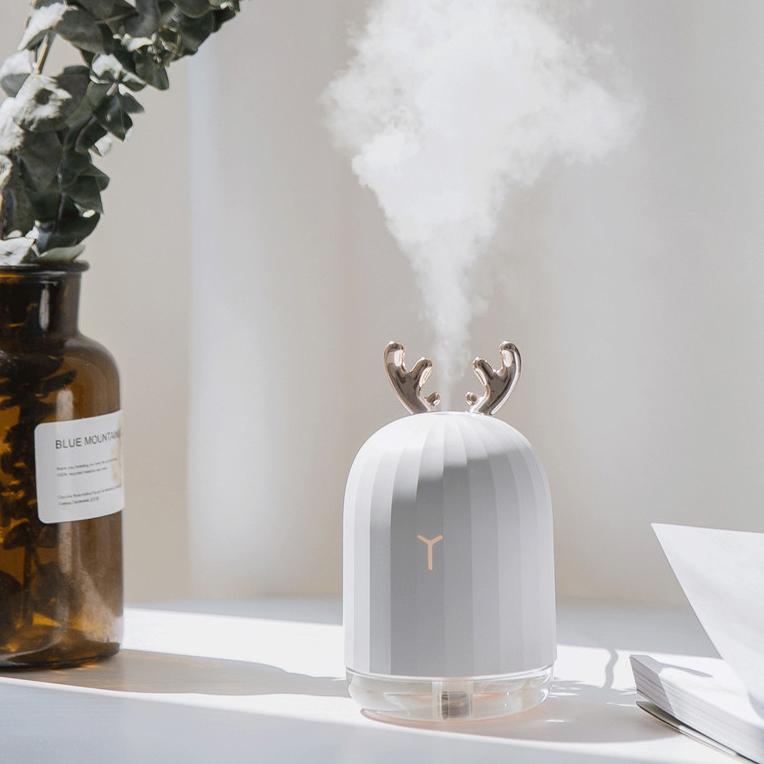 Aroma Terapi Humidifier Pelembab Udara Aroma Therapy 220ml 3Life White Deer White Kado Natal Christmas…