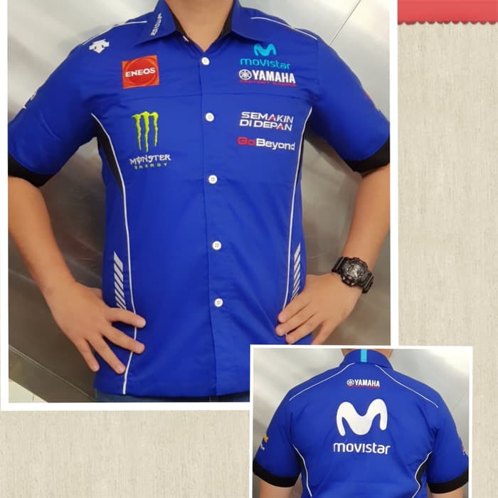 Jual Kemeja Movistar Yamaha 2017 Terbaru Kemeja Rossi Terbaru 2017 Di Lapak Distro Motogp Bukalapak