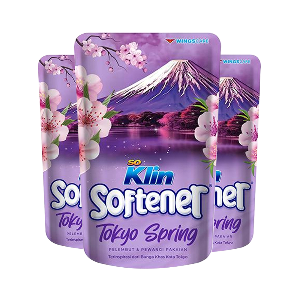 So Klin Softener Pelembut dan Pewangi Pakaian Mystical Tokyo 820ml x3 Harga 28,900 rupiah*Gratis Ongkir