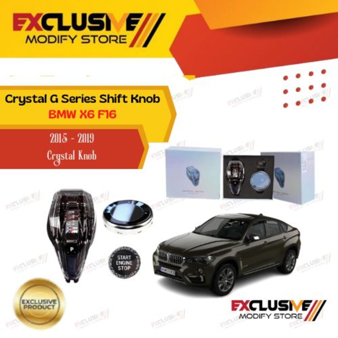 Vstar crystal gear shift knob (RHD) for BMW X6 F16 20162019 M Sport Giá 3,850,000 Đồng*Miễn phí vận chuyển