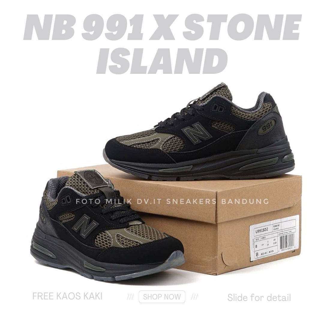 Beli Sepatu Stone Island X New Balance Online Harga Terbaik