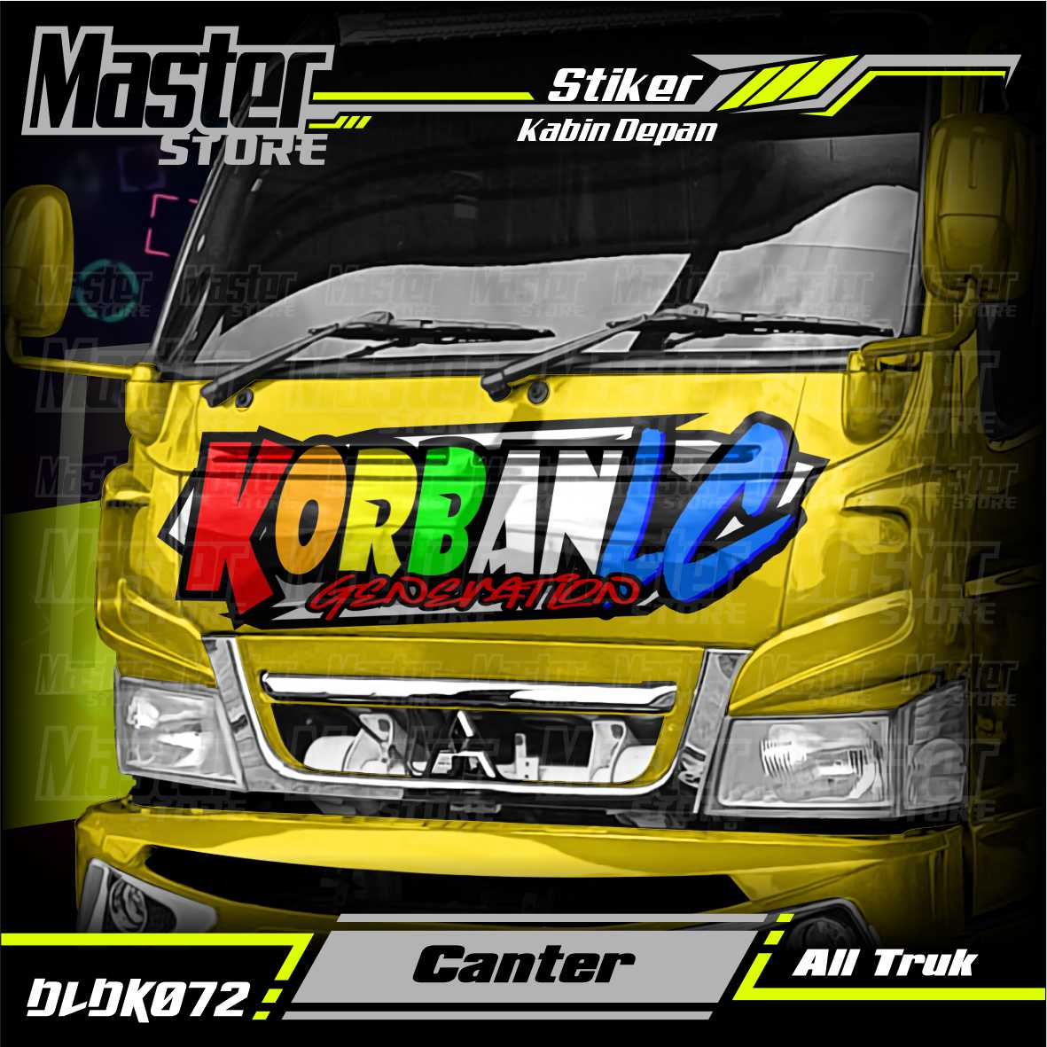 Stiker Decal Kabin Depan THE BANDIT HIJRAH Full Laminasi Anti Gores, Anti  Pudar All Truk Canter, Ragasa, TepakUmplung, DynaDutro, Giga, Dll Bisa  Request Nama Dll - Stiker Decal Variasi All Truk, Mobil,