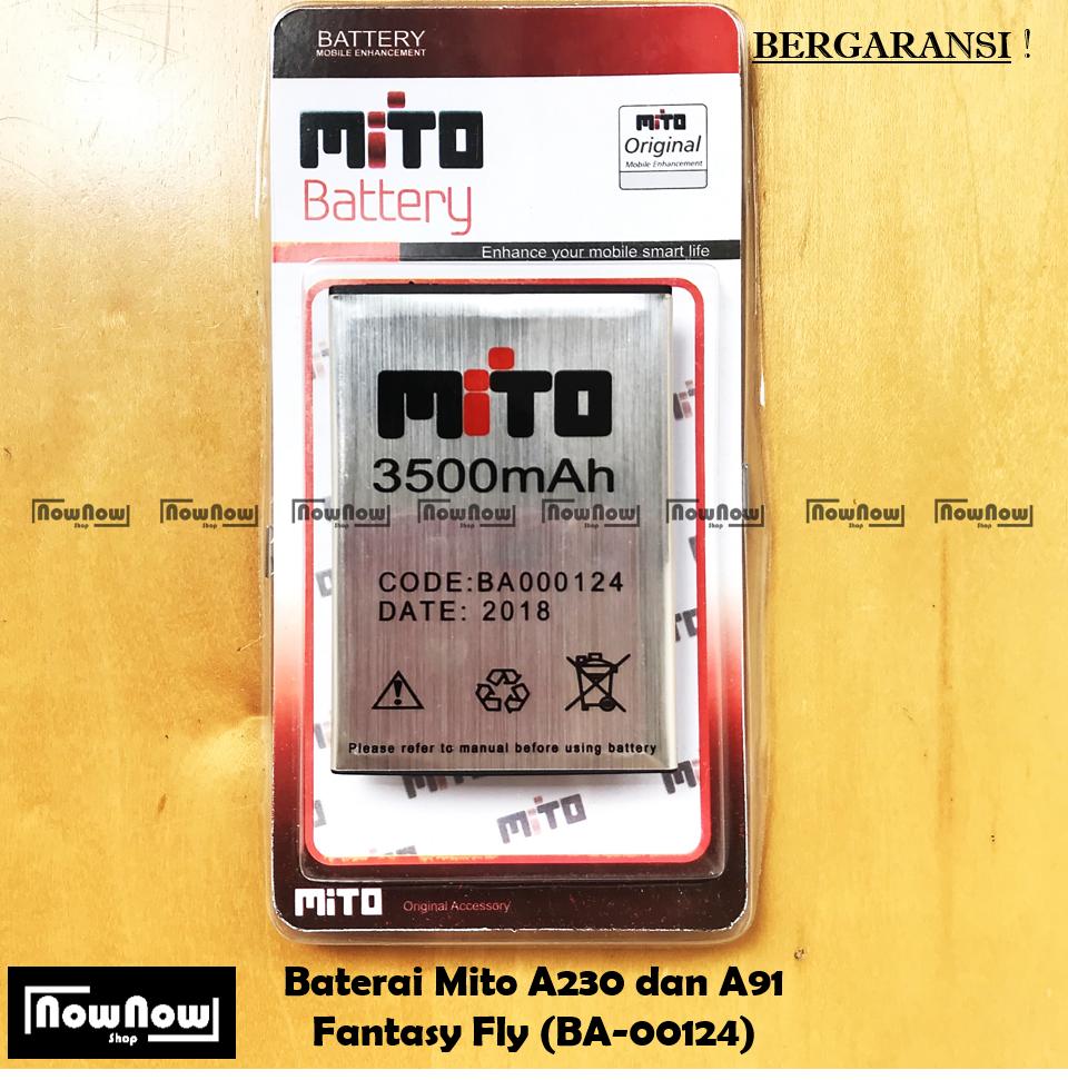 Baterai Mito A230 A91 Fantasy Fly Ba 000124 Original Double Power Batre Batrai Battery Hp Lazada Indonesia
