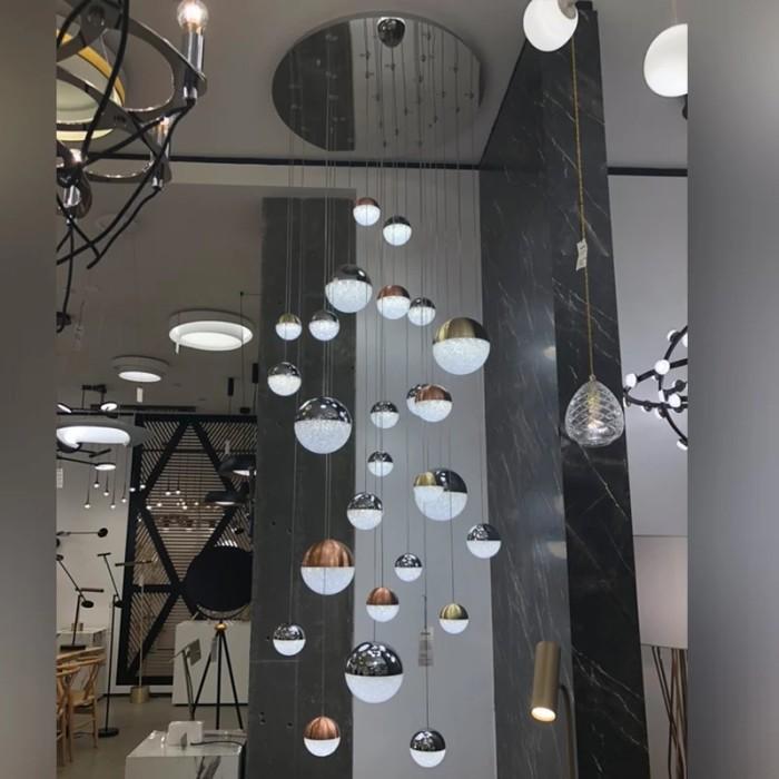LAMPU HIAS GANTUNG VOID TANGGA MINIMALIS LED VSG 5350/26 REMOT 3COLOUR -DEKORASI CANTIK Harga 12,790,000 rupiah*Gratis Ongkir