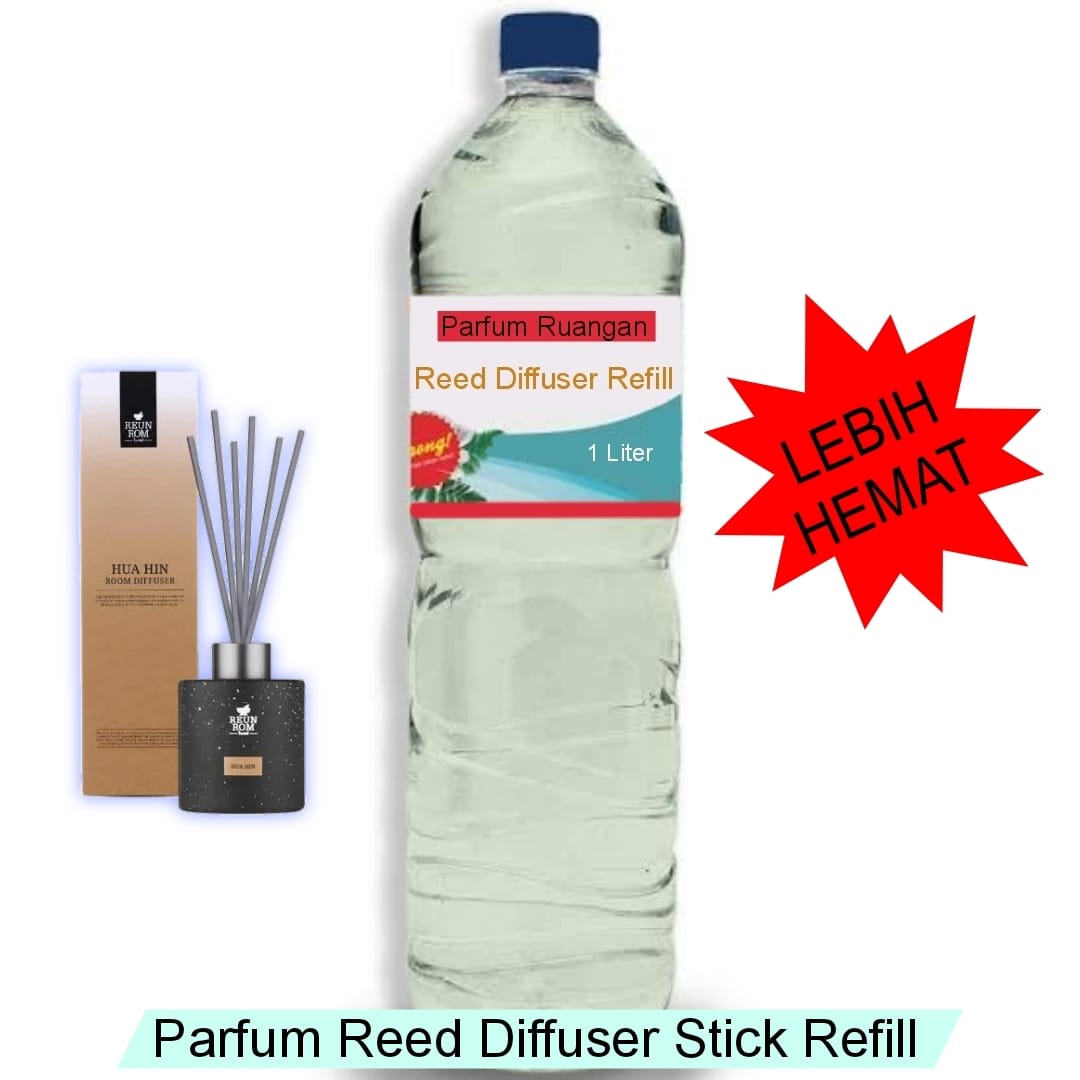 Pengharum Ruangan Reed Diffuser Stick Kemasan Refill 1 Liter