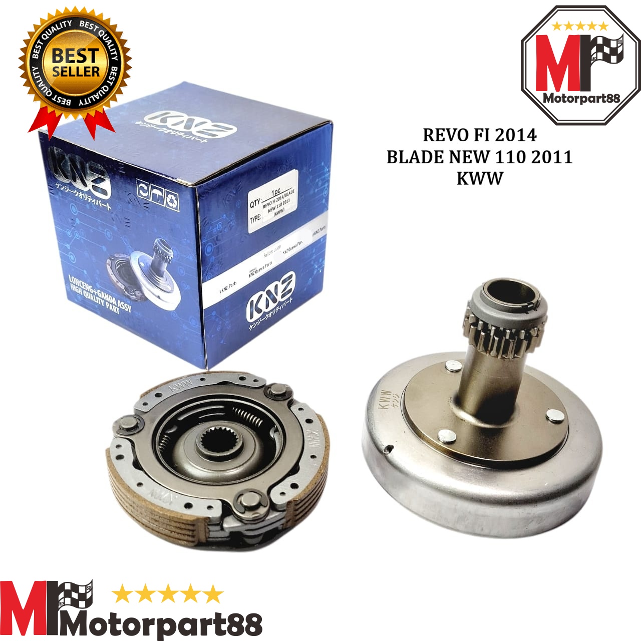 Bell + double canvas Assy Rumah Duki Revo fi 2014 blade New 2011 Kww KNZ Harga 216,000 rupiah*Gratis Ongkir