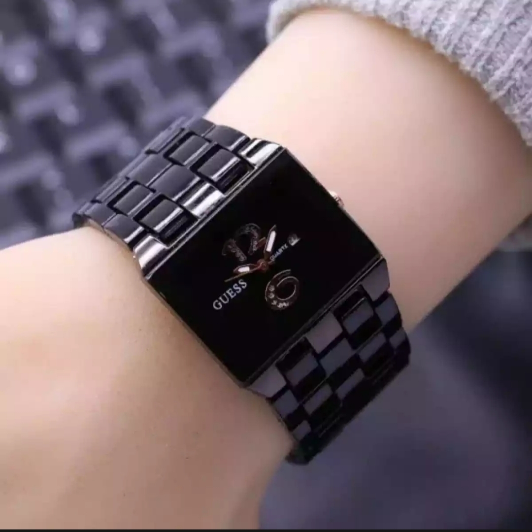 	 Telaris / Termurah Jam Tangan Wanita Fashion Korea G Rantai Mika Tanggal Aktif 	
