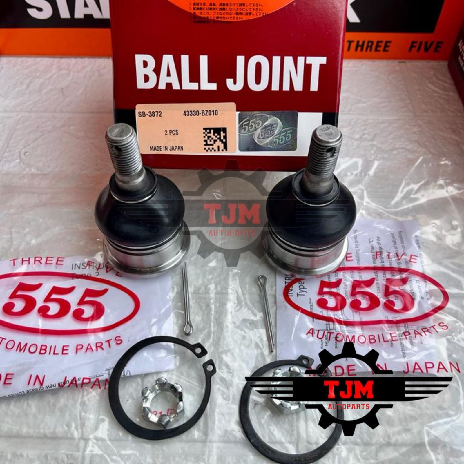 Ball Joint Join Toyota Avanza - Xenia Th 2004-2011 Ori 555 Japan 2Pcs Harga 160,000 rupiah*Gratis Ongkir