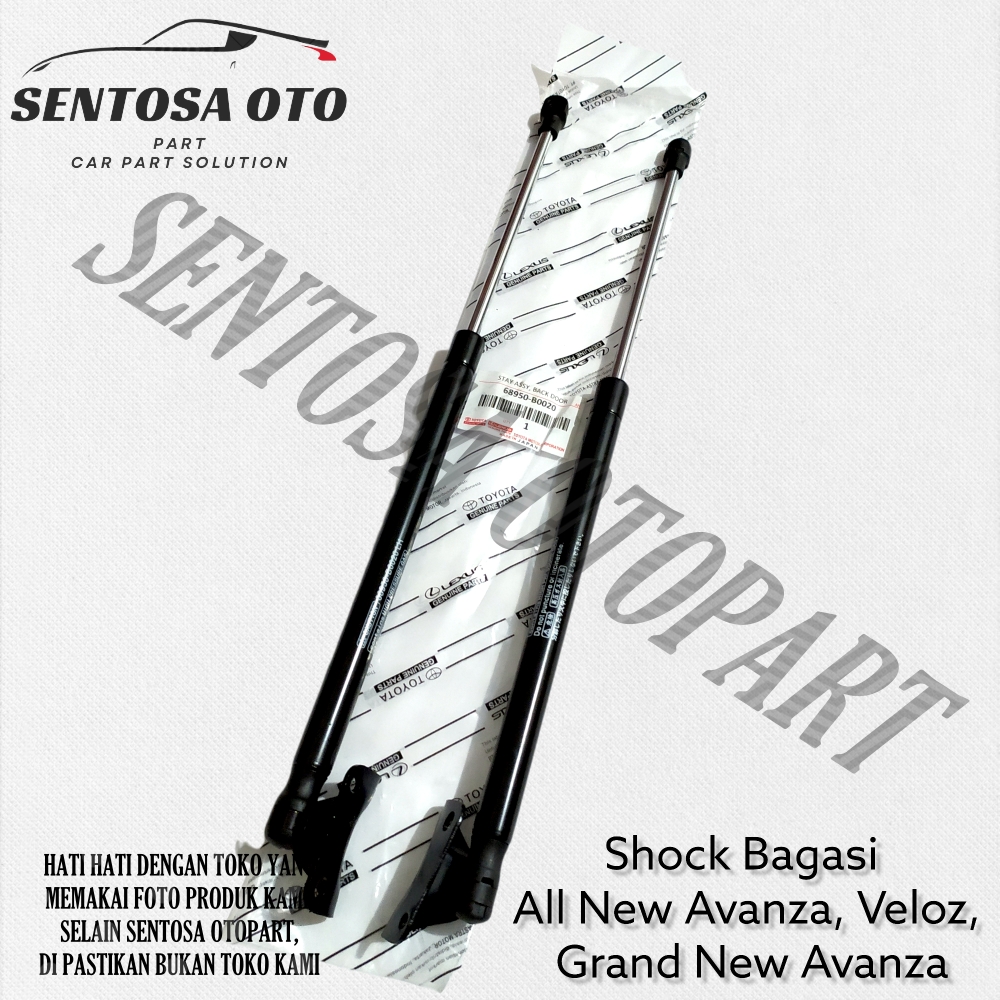 Shock Bagasi Hidrolik Grand New Avanza 2016 2017 2018 2019 Pintu Belakang 1Set Original 68950-B0020 Harga  135,000 Ringgit*Penghantaran Percuma