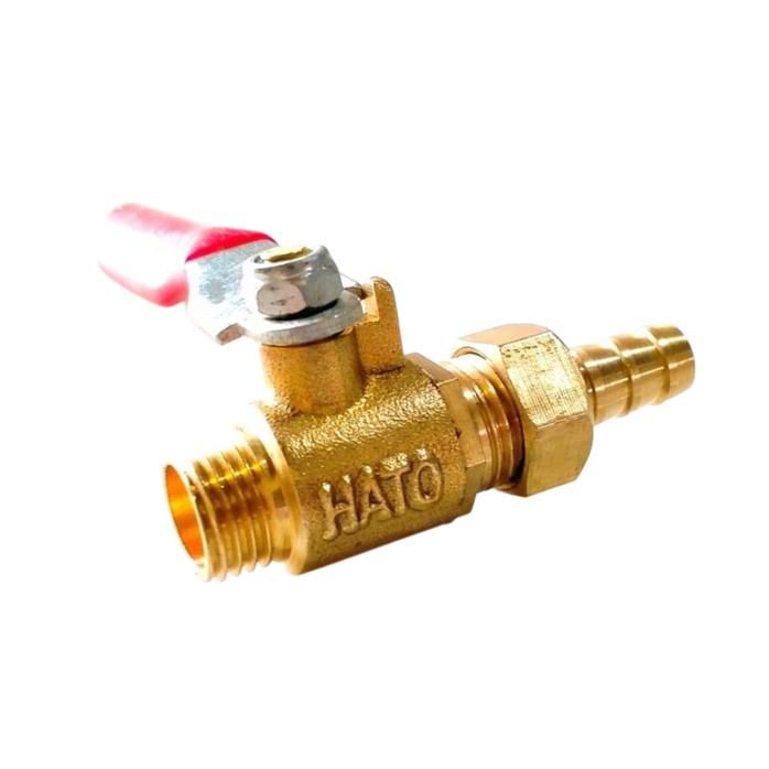 Air compressor faucet cock hater 1/4 "brass faucet stop promo Harga 9,995 rupiah*Gratis Ongkir