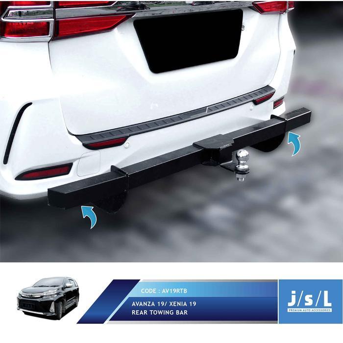 Toyota New Avanza / Xenia / Veloz 2019 Tanduk Belakang Rear Towing Bar Harga 750,000 rupiah*Gratis Ongkir