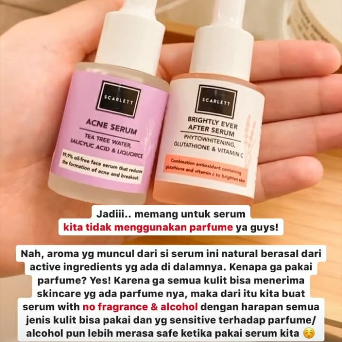 serum anti acne scarlett