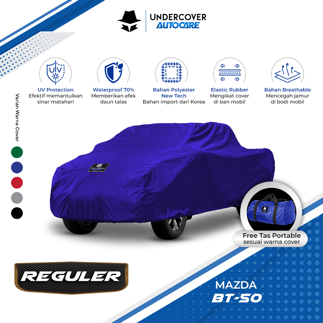 Undercover Autocare - Cover Mobil Mazda BT-50 Reguler Giá 322,000 Đồng*Miễn phí vận chuyển