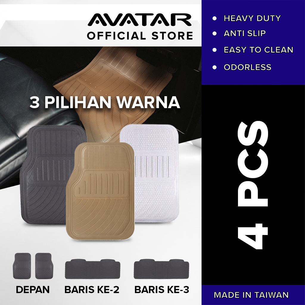 Avatar Karpet 6168 - 4pcs - Abu Harga 440,700 rupiah*Gratis Ongkir