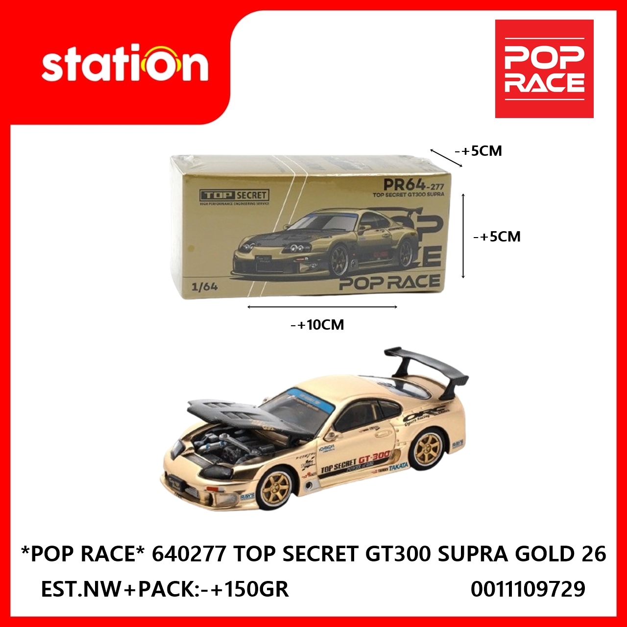 MINI GT #128L POP RACE EVA RT PRODUCTION MODEL-02 1-64 - DIECAST