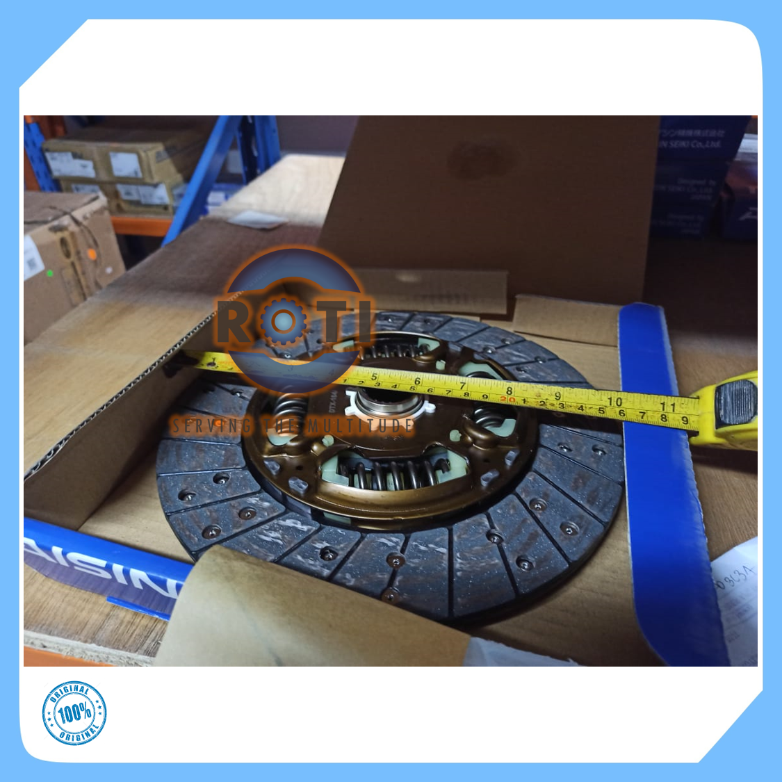 PLAT KAMPAS KOPLING TOYOTA HILUX VIGO ORI AISIN DTX-164A Harga 1,606,900 rupiah*Gratis Ongkir