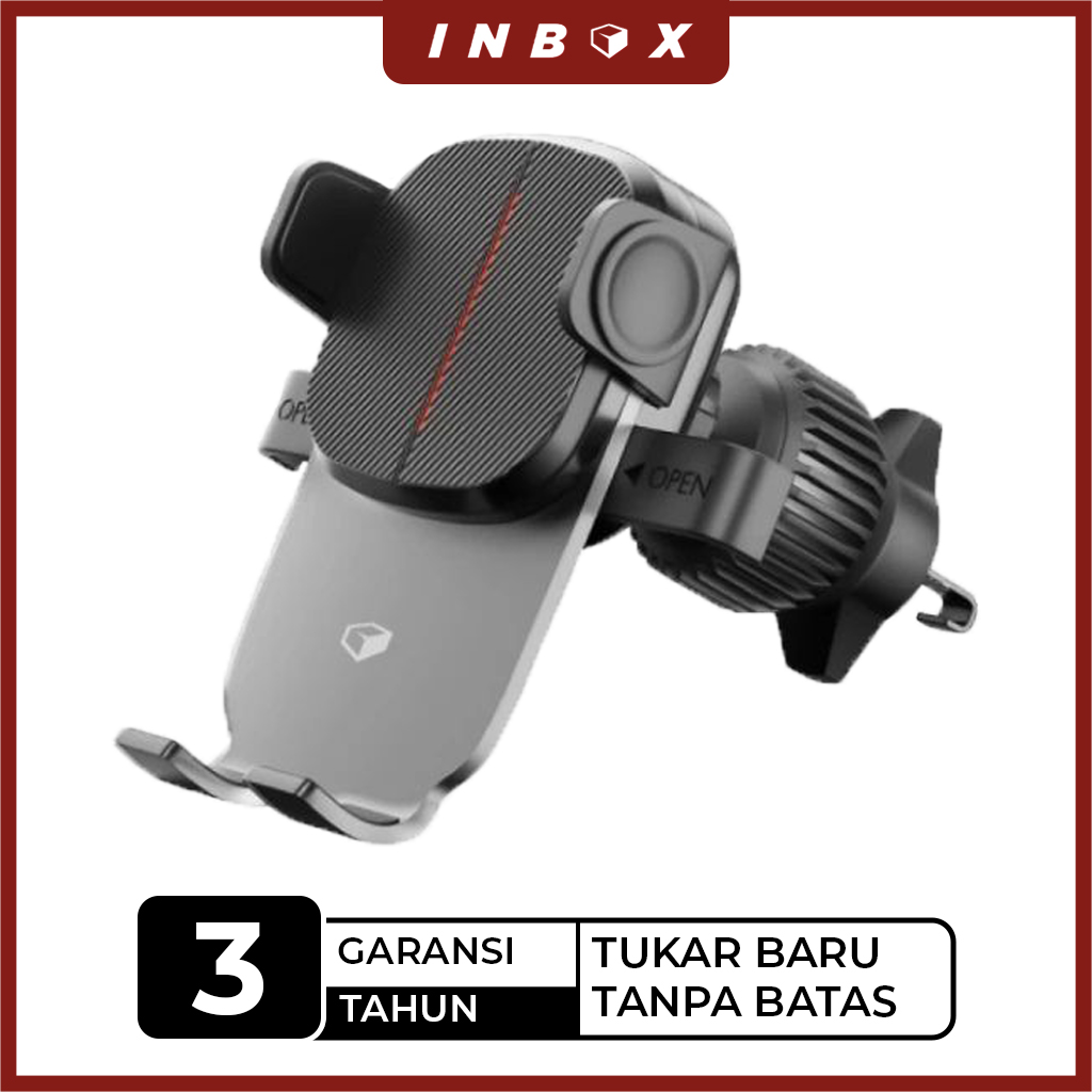 INBOX CH-5 Car Holder Mobil AC Adjustable Air Vent Suction Dashboard Car Mount Holder HP Harga 45,000 rupiah*Gratis Ongkir