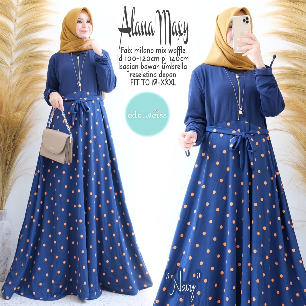 Cod Realpict Gamis Alana Maxy Milano Mix Waffle Bagian Bawah Umbrella Resleting Depan Baju Gamis Terbaru 2020 Baju Gamis Batik Terbaru Lazada Indonesia