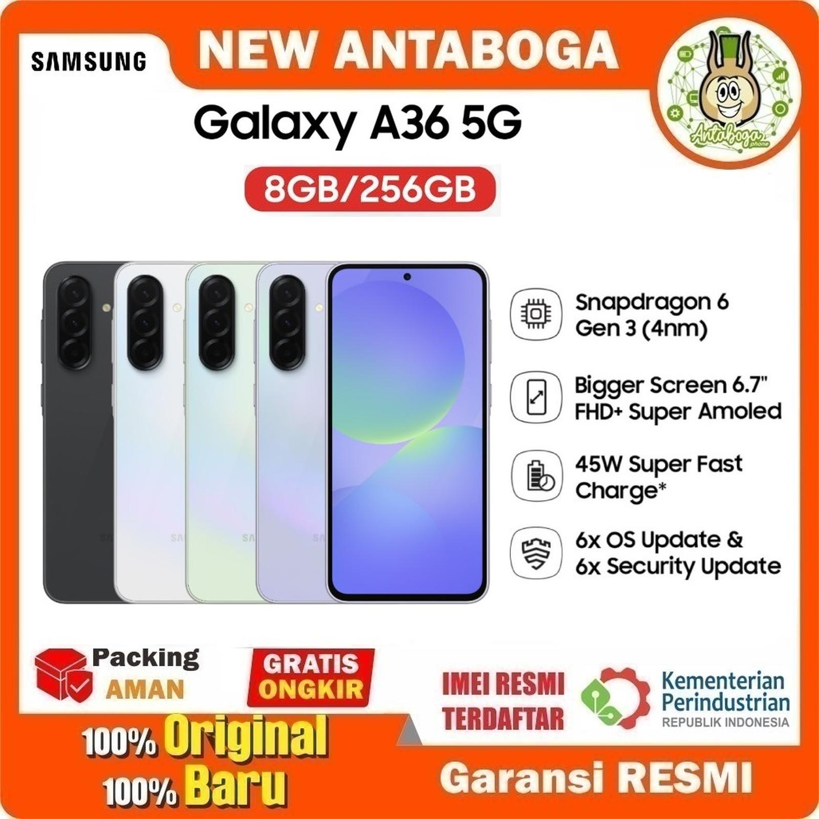 Samsung Galaxy A36 5G 8/256 GB official warranty Harga  4,660,000 Ringgit*Penghantaran Percuma