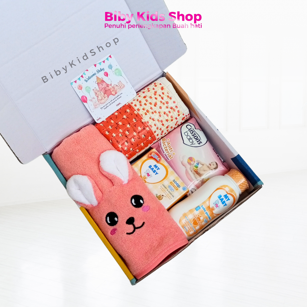 Hampers Kado Bayi Baru Lahir Laki-Laki Perempuan Hampers Baby hadiah box Kado Perlengkapan Mandi Bayi