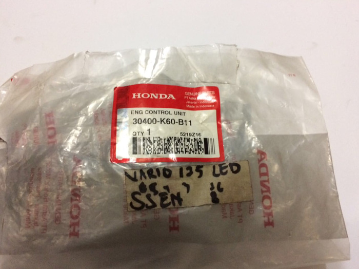 ECU HONDA VARIO 125 LED ASLI ORIGINAL Harga 1,499,995 rupiah*Gratis Ongkir