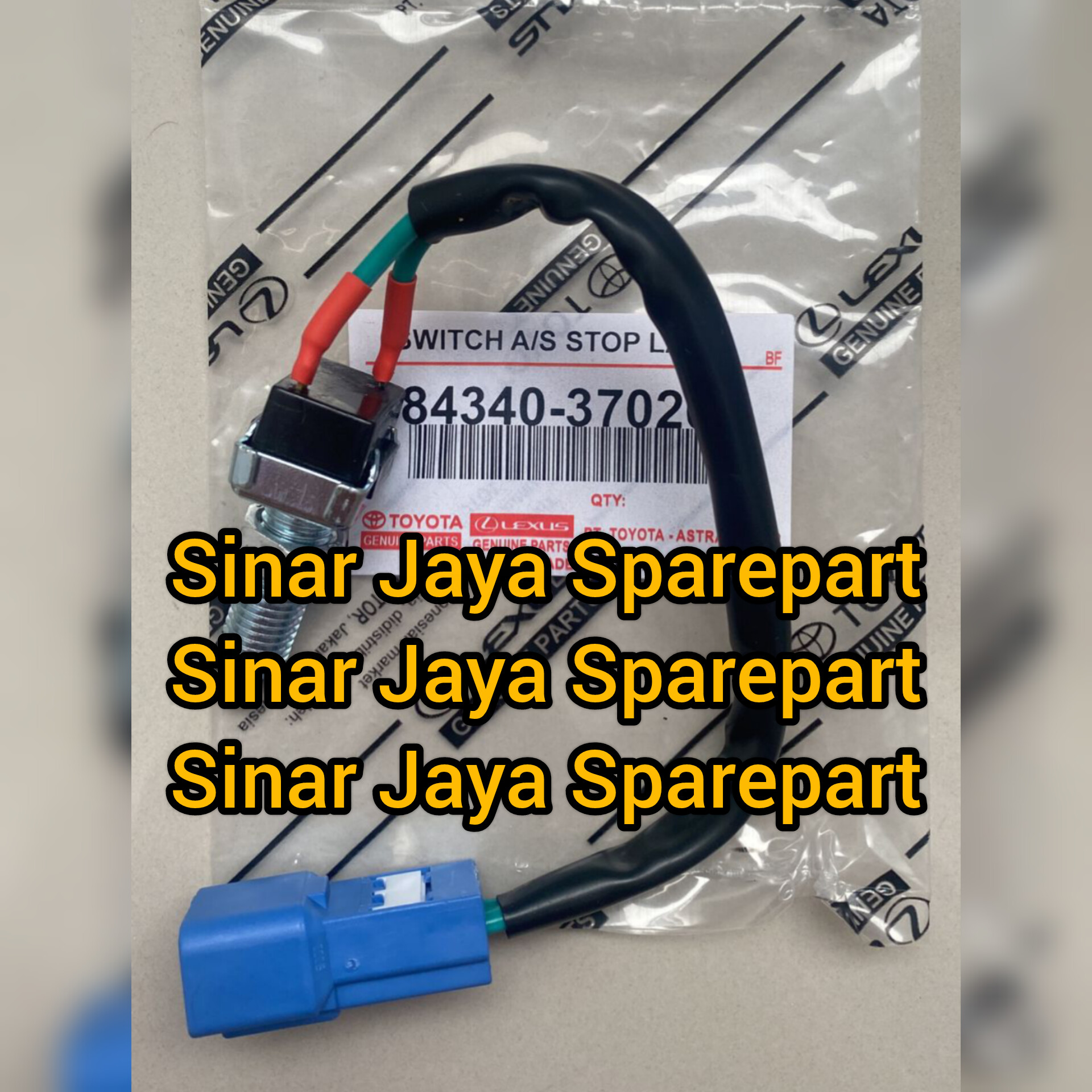 Toyota Dyna Saurus brake switch or taillight switch all type Hino Dutro all type 84340-37020 Harga  195,000 Ringgit*Penghantaran Percuma