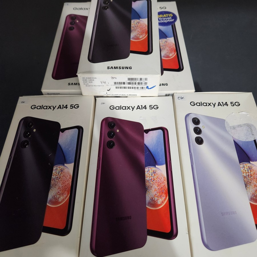 SAMSUNG A14 5G 6/128 SECOND FULLSET - GRADE A Giá 1,150,000 Đồng*Miễn phí vận chuyển