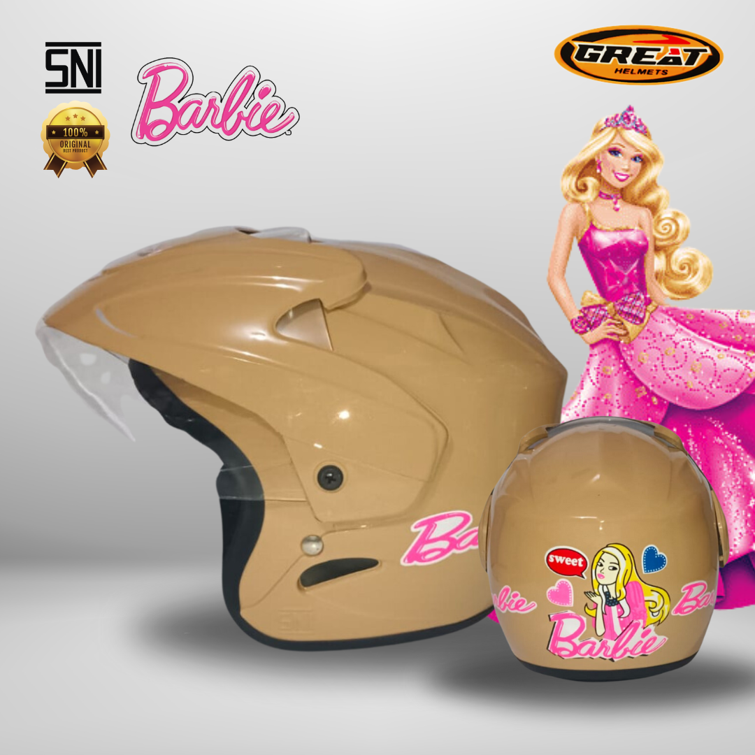 Helm Barbie Motorcycle Helmet BABY Born Bicycle Helmet Accessory
