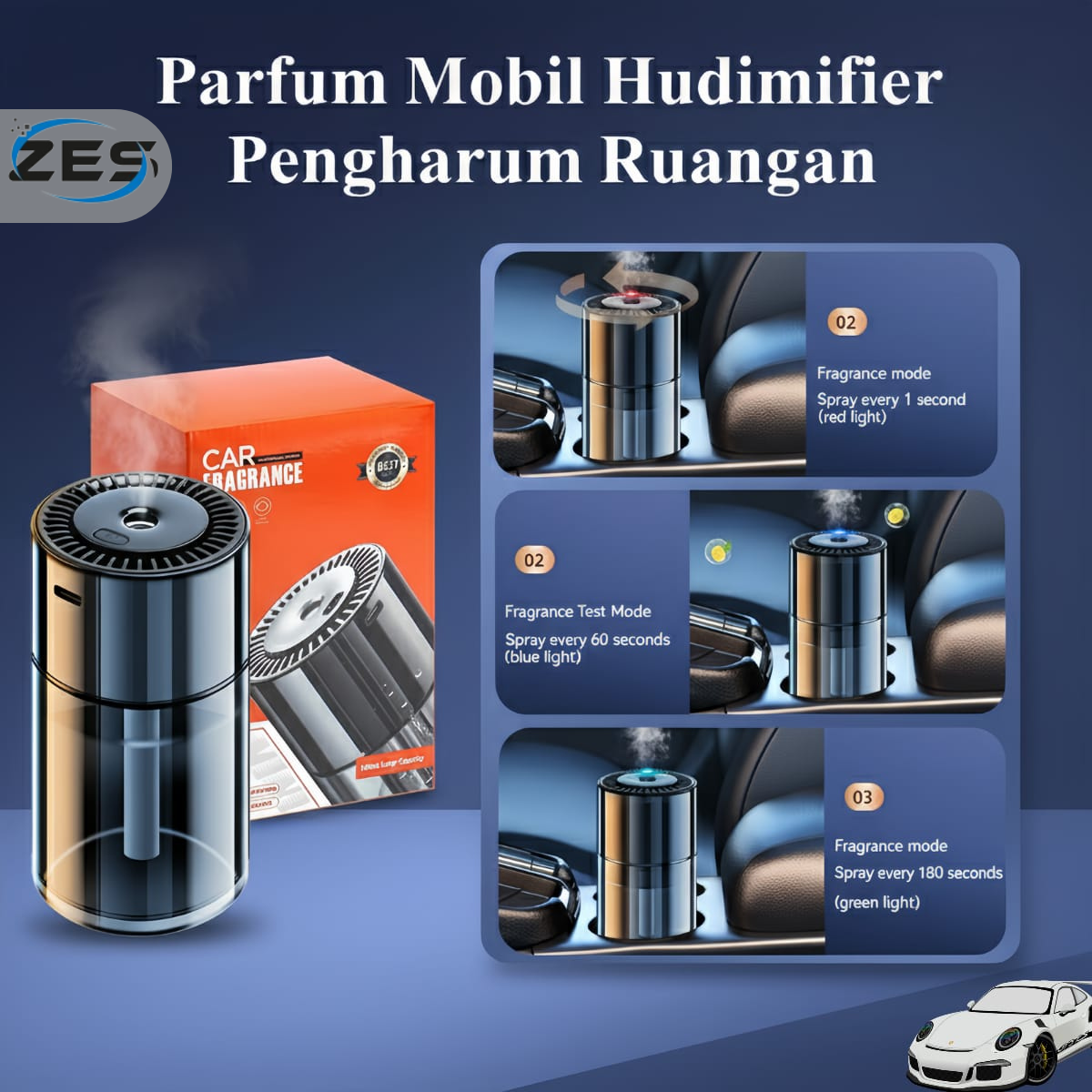 Car perfume-best selling car perfume humidifiers 160 ml odor-proof aromatherapy device car fragrance Harga 64,000 rupiah*Gratis Ongkir