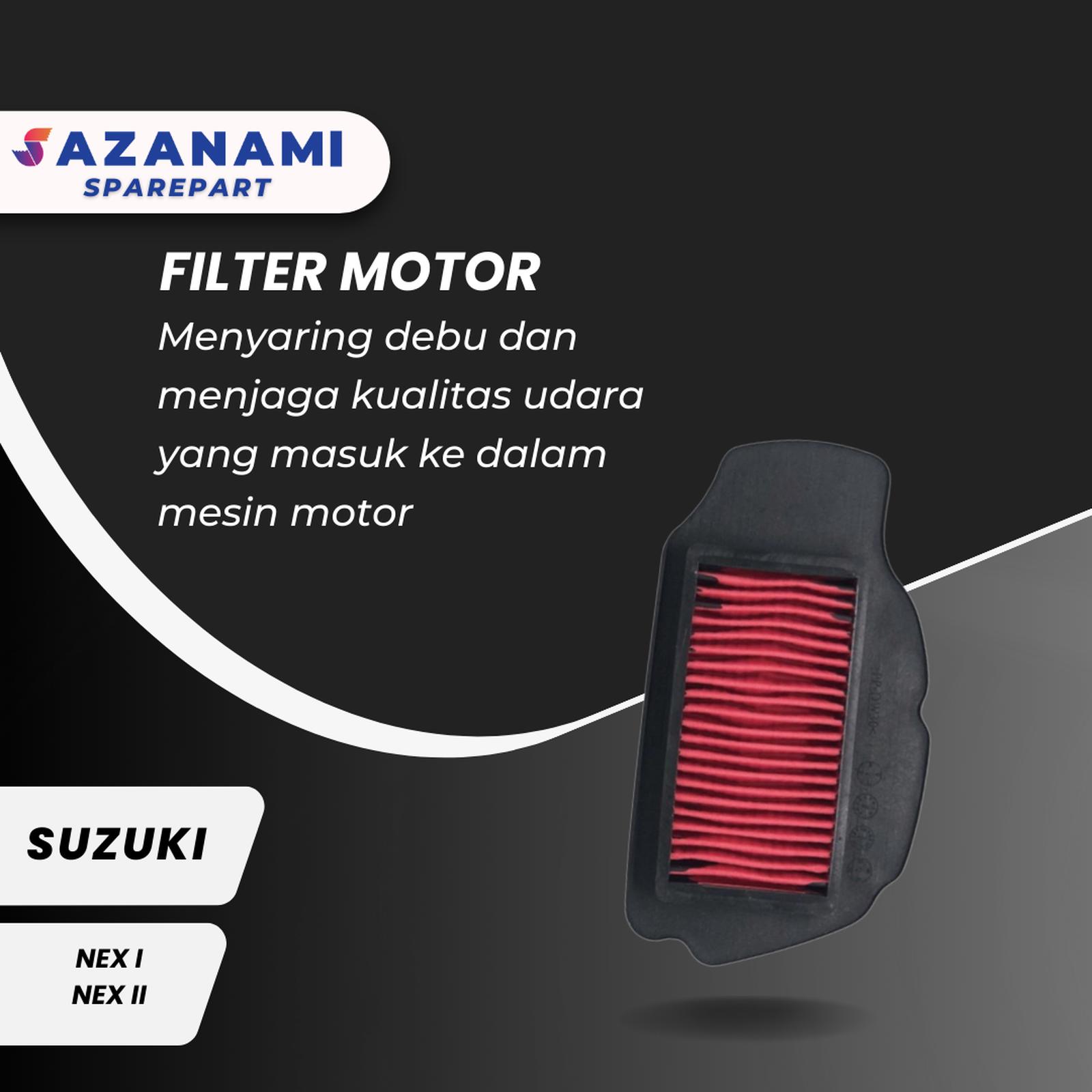 Suzuki Nex Motorcycle Air Filter Air Filter Harga 19,999 rupiah*Gratis Ongkir