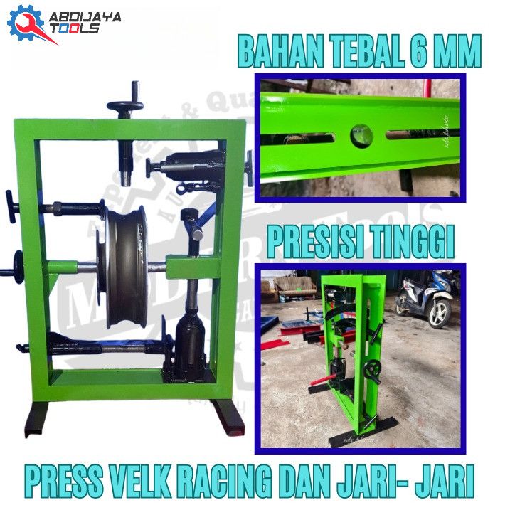 Racing Rim Press Tool for Denting and Pressing Racing Rim Lips and Ring Spokes 10 - 21 Super Thick Material Harga 3,989,999 rupiah*Gratis Ongkir