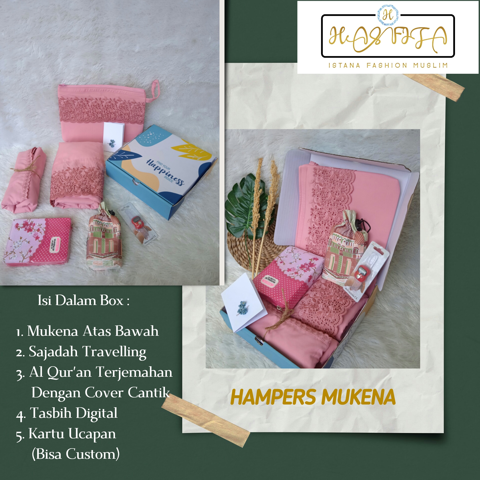 Hampers Lebaran Idul Fitri Untuk Orang Tua Mertua Alat Sholat Lengkap Sajadah Alquran Dan Tasbih Digit…