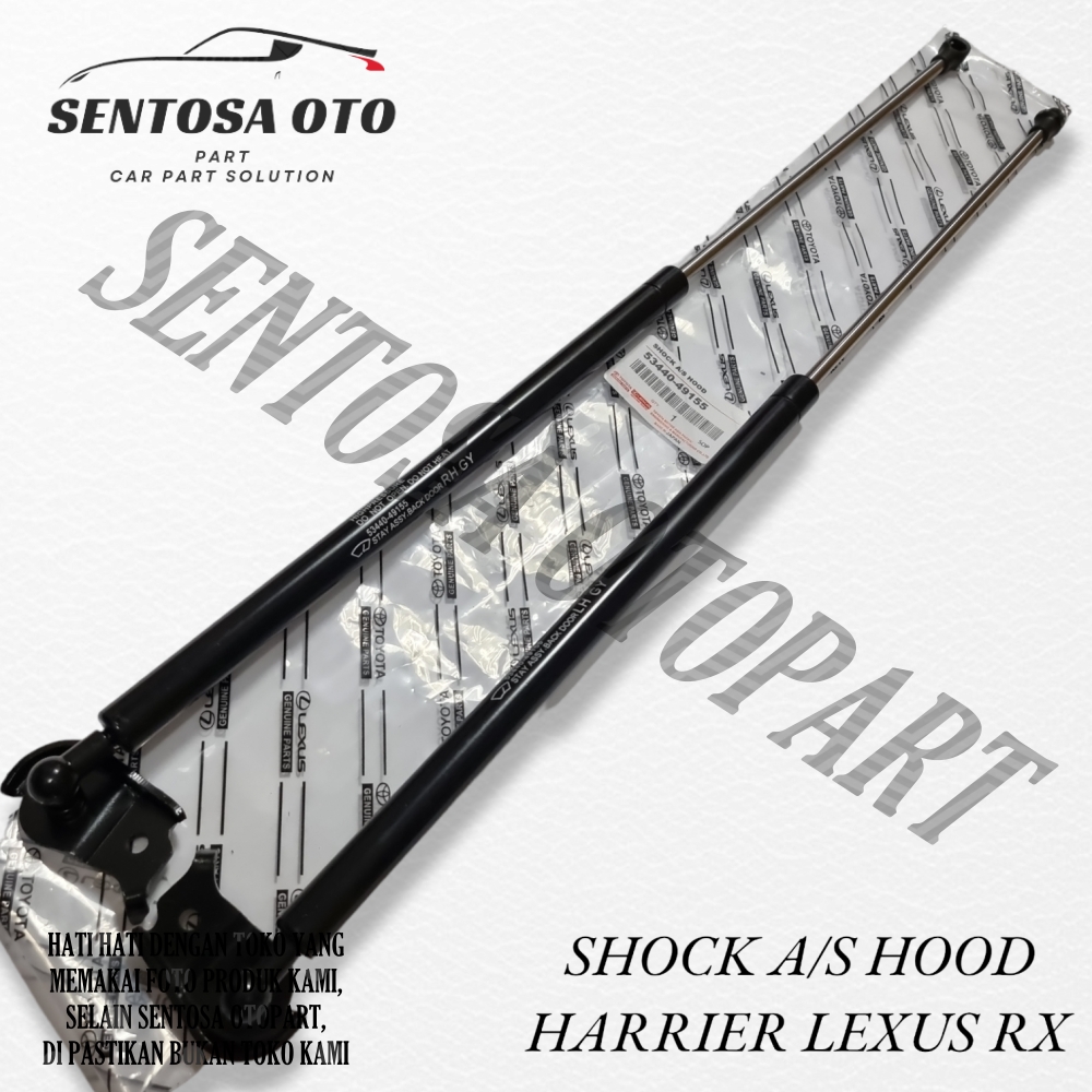 Shock Kap Mesin Bagasi Hidrolik Harrier 2003 2004 2005 2006 2007 2008 2009 2010 2011 2012 1Set Original Harga 185,000 rupiah*Gratis Ongkir
