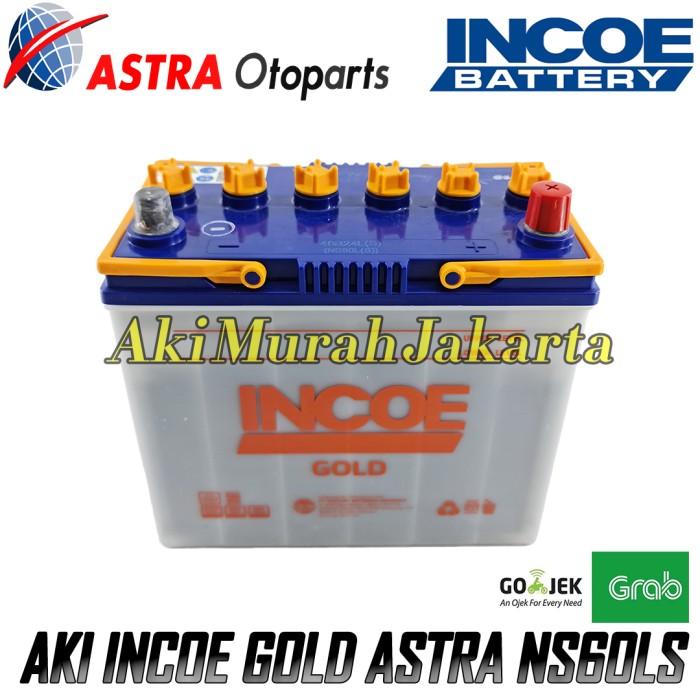 AKI MOBIL TOYOTA YARIS INCOE GOLD ASTRA NS60LS AKI BASAH 12V / 45 AH - RANSSHOP22 Harga 1,892,200 rupiah*Gratis Ongkir