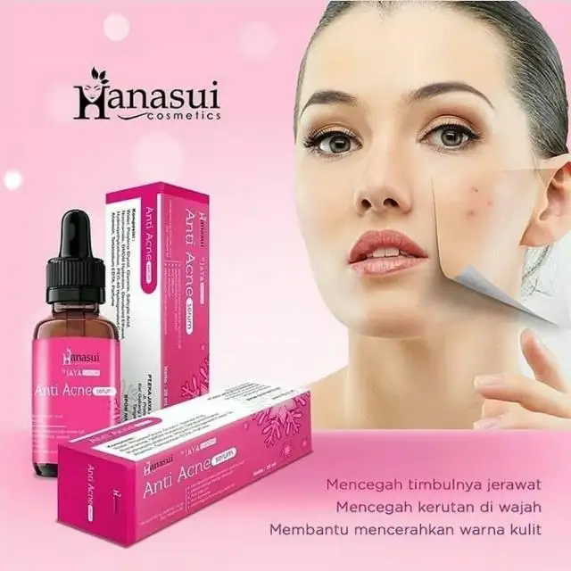 Serum Anti Acne Pink Bpom Hanasui Ampuh Untuk Jerawat Jaya Mandiri Original Lazada Indonesia