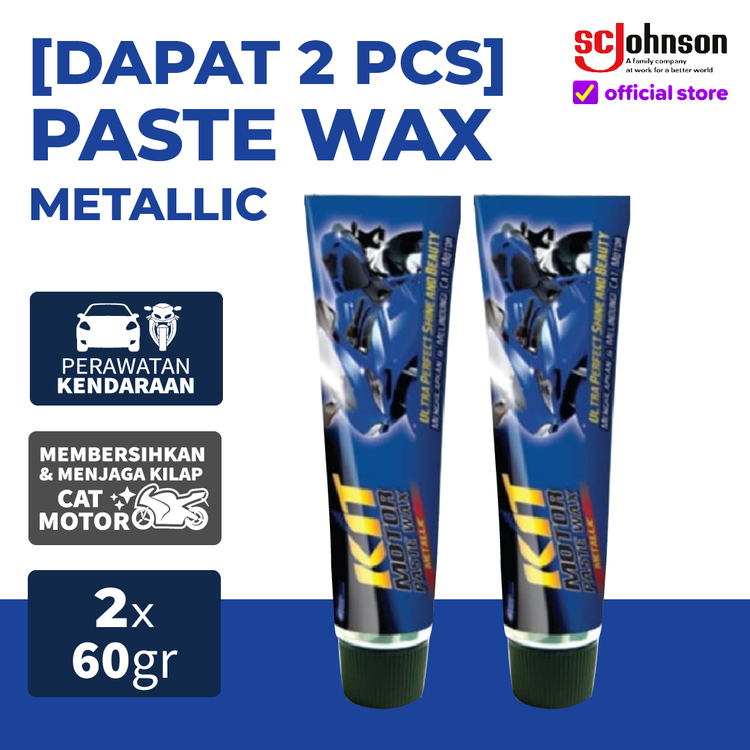 (Dapat 2Pcs) KIT Motor Paste Wax Metallic 60gr Harga 23,842 Ringgit*Penghantaran Percuma