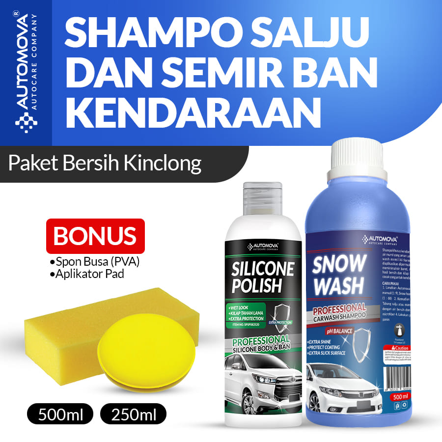 Shampo Motor Mobil Doff Dan Semir Dashboard Ban Pengkilap Motor PAKET Harga 69,900 rupiah*Gratis Ongkir