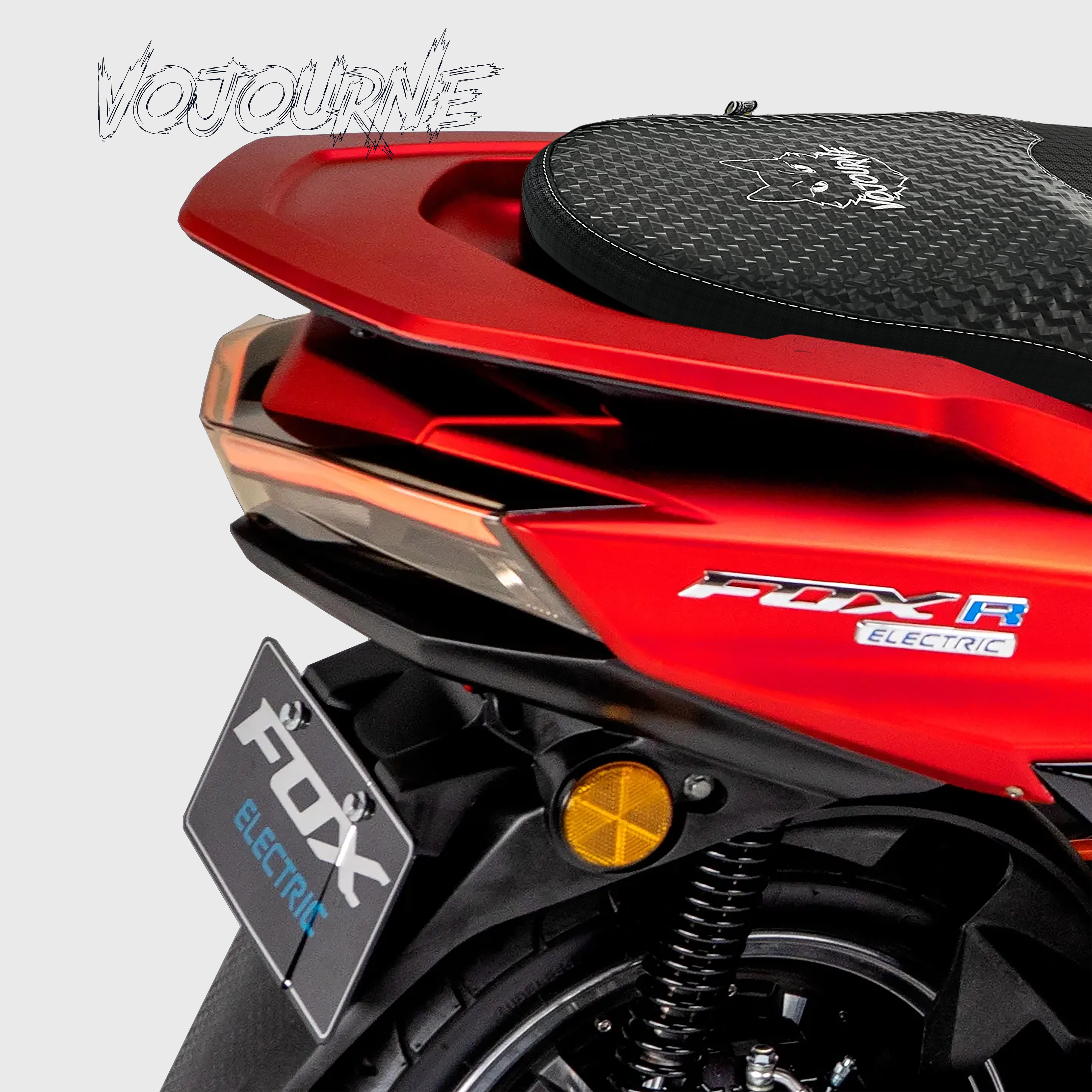 Vojoure motorcycle electric bike seat leather cover Polytron Fox R premium leather, waterproof Harga 99,750 rupiah*Gratis Ongkir