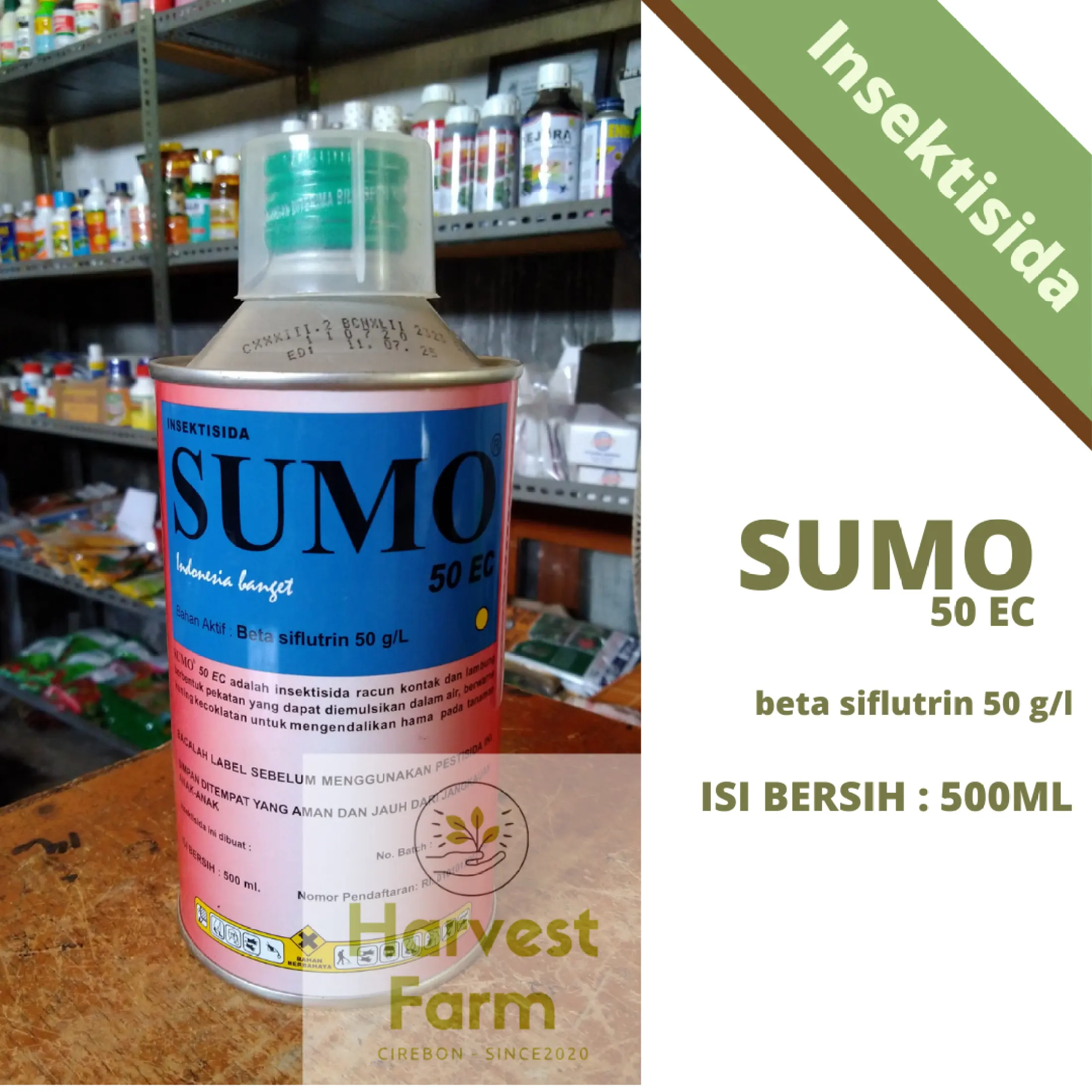 Sumo 500ml Insektisida Pembasmi Hama Ulat Grayak Dll Lazada Indonesia