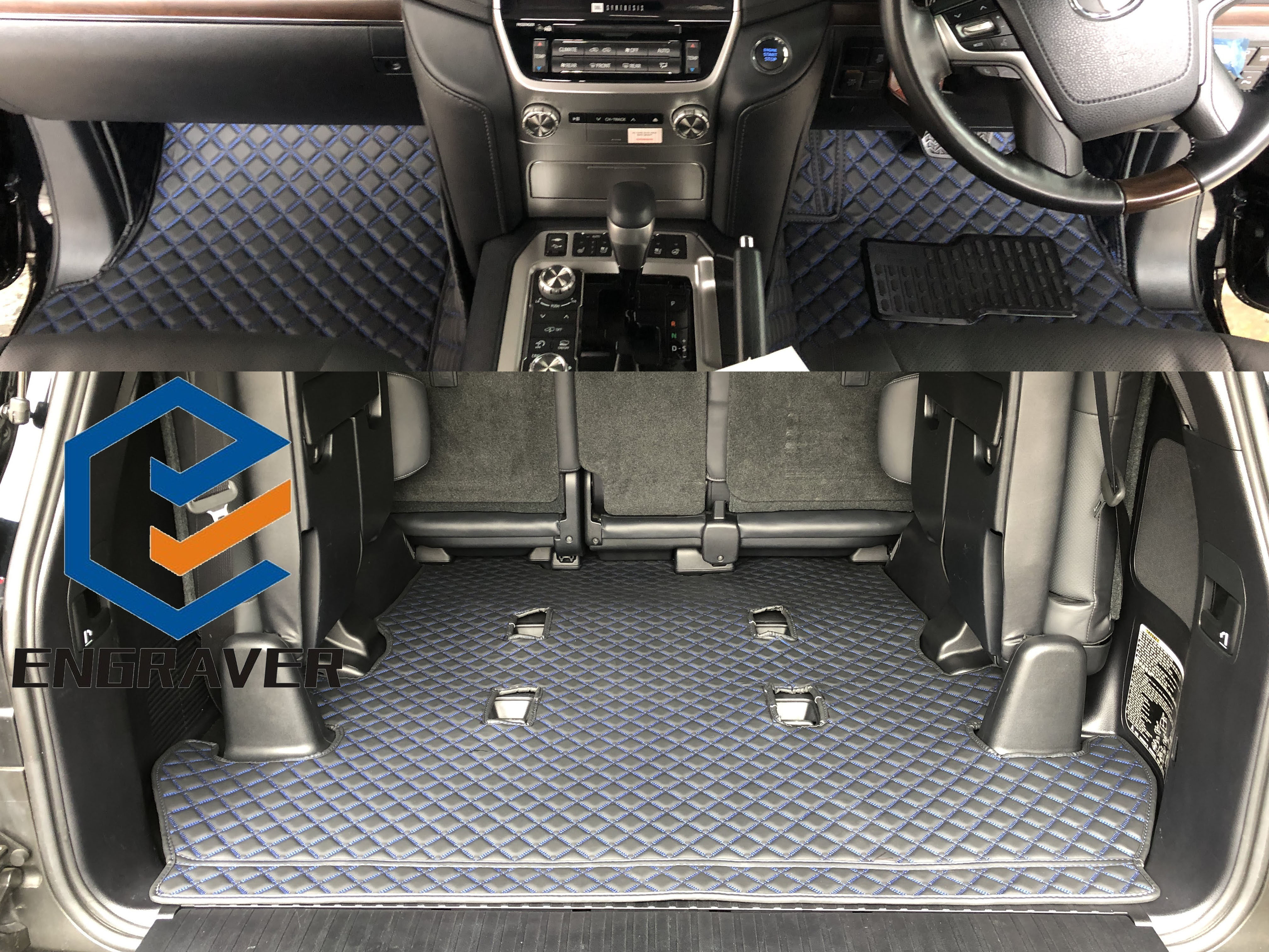 Engraver Mat Toyota Land Cruiser Tahun 2011-2023 Fullset+Bagasi Harga 2,150,000 rupiah*Gratis Ongkir